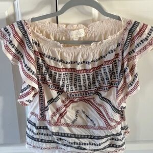 Anthro ruffle top from love Sam